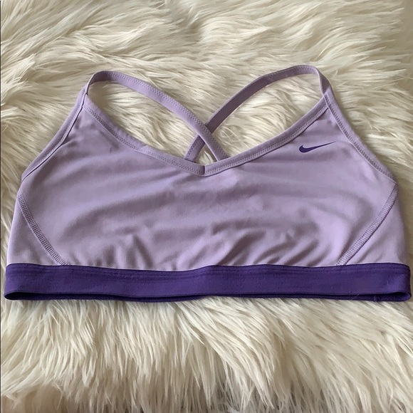nike indy sports bra purple